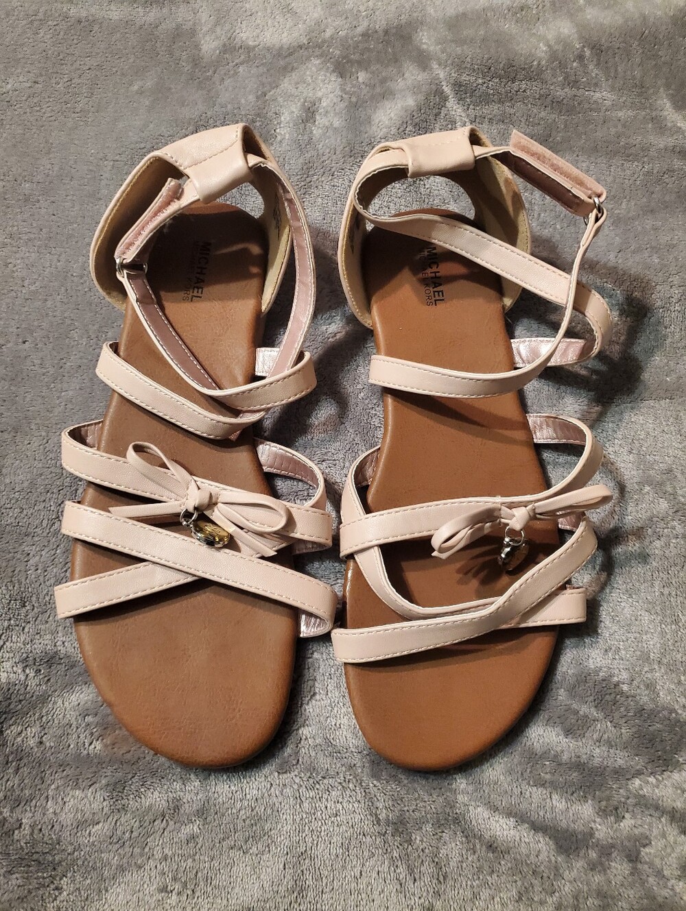 Michael Kors Light Pink Strap Sandals